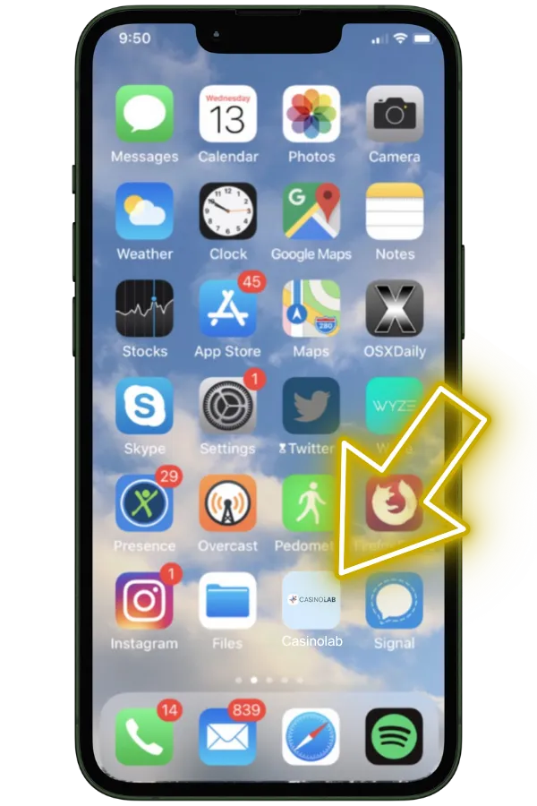 Add to Home Screen: Instructions for adding Plinko shortcut to screen